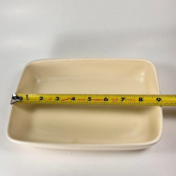 Vtg Royal Haeger Planter Dish Ceramic Rectangle 3832 Low Bulb Garden USA 60s - Picture 11 of 13